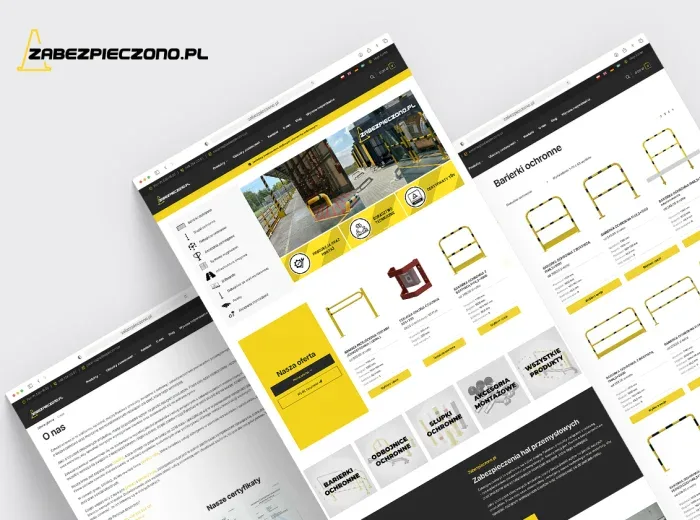 Zabezpieczono mockup